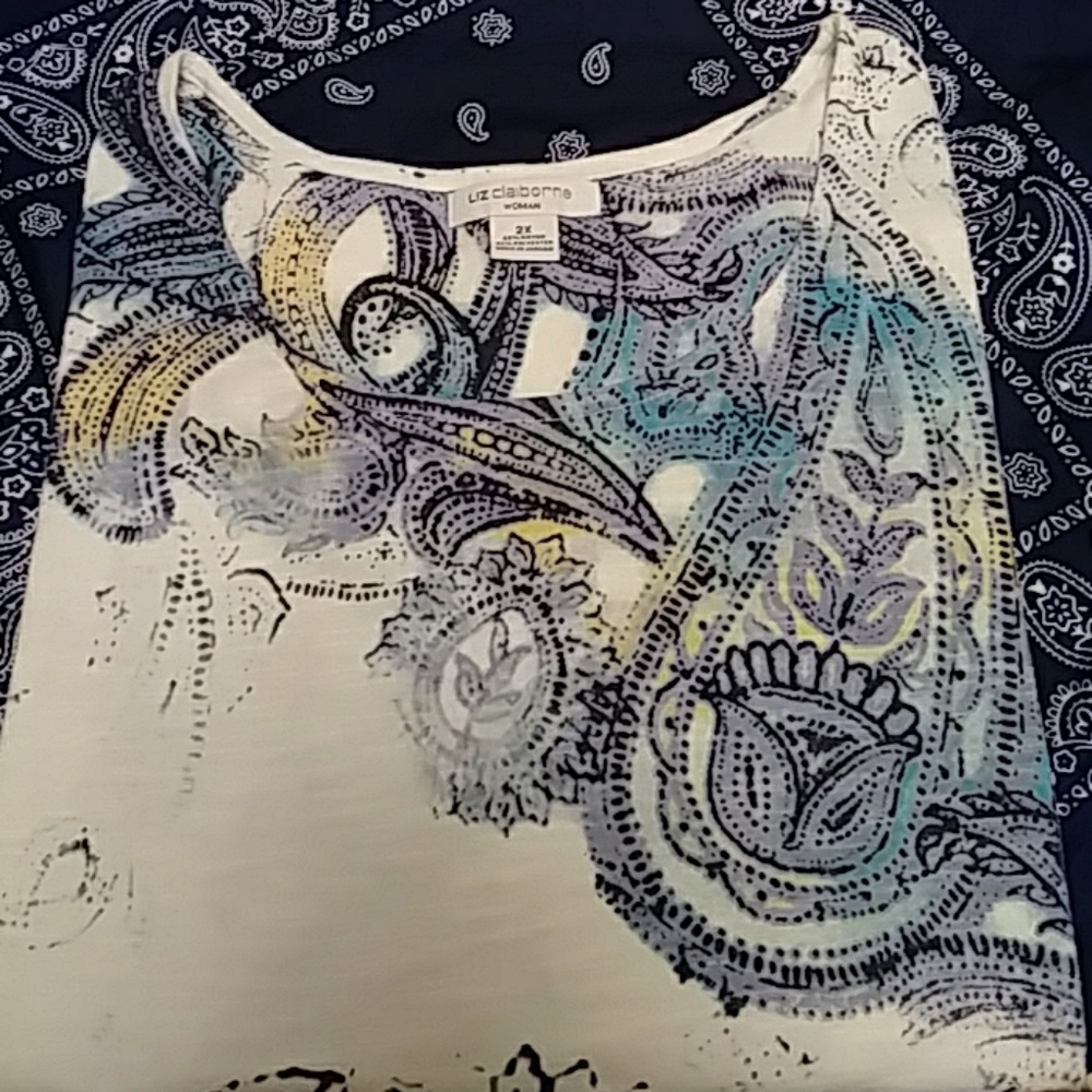 Women's multicolored top by Liz Claiborne